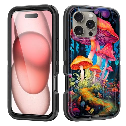 Coque iPhone 16 Pro Max avec béquille antichoc antichute protection 3 couches