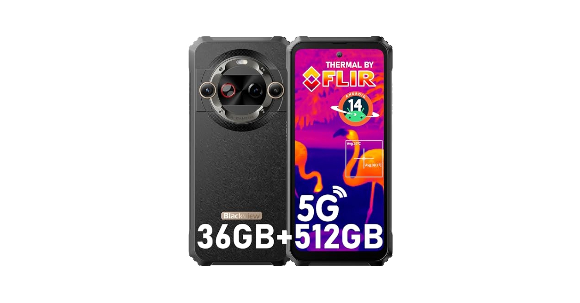 Amazon.com: Blackview BL9000 Pro 5G Rugged Smartphone (FLIR