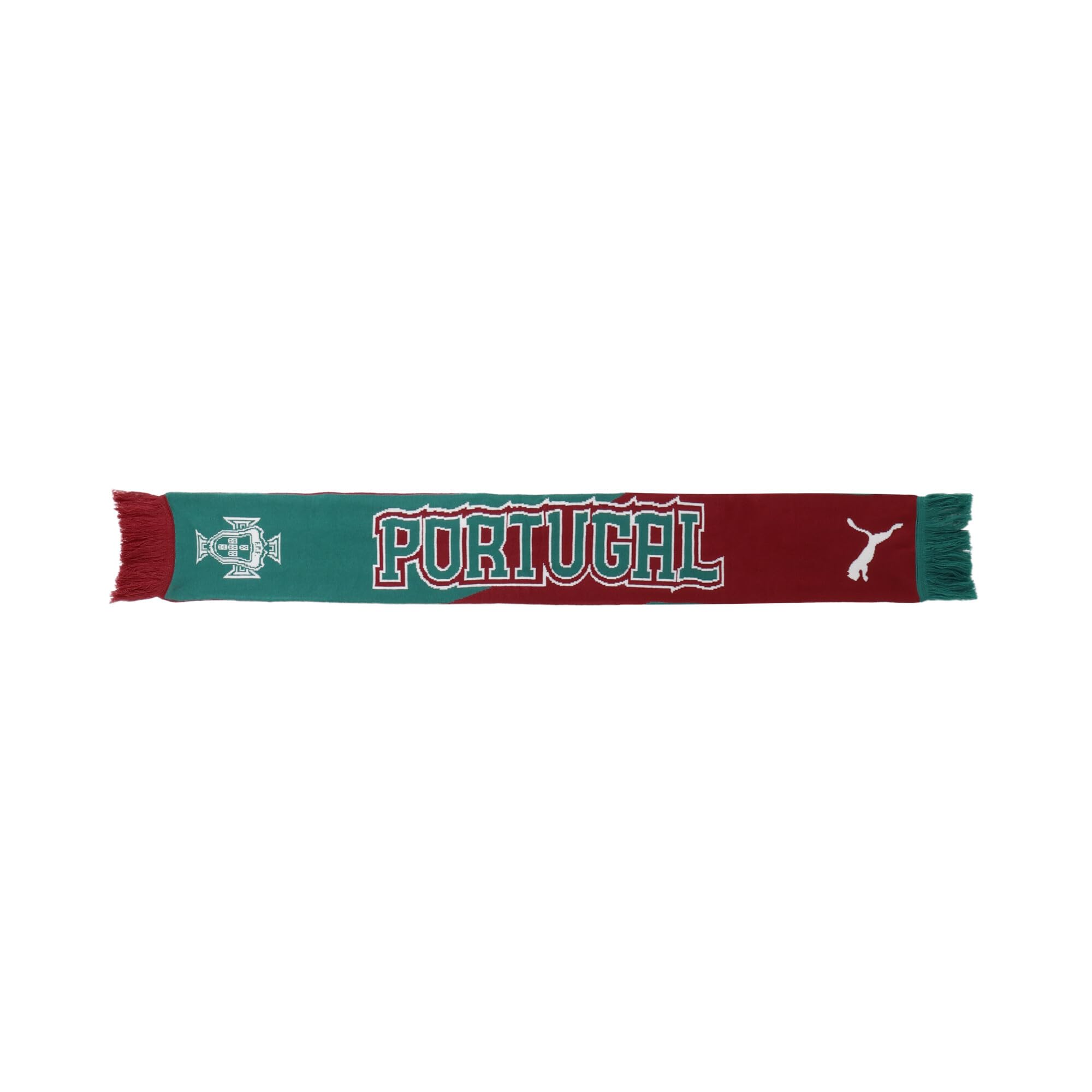 PUMA FPF Culture Bufandas, Club Red-Green Lagoon, OSFA