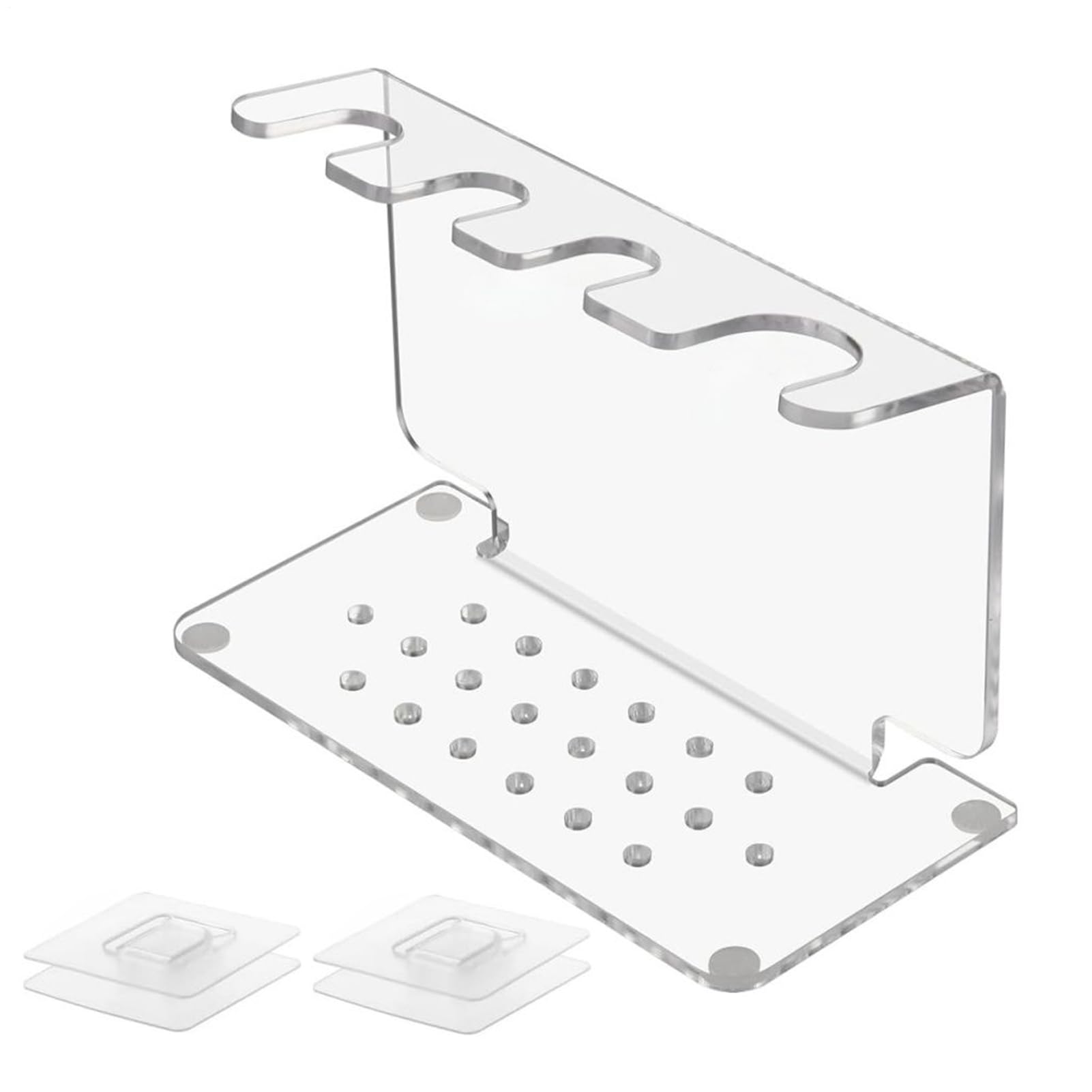 Support pour blaireau de rasage suspendu : finie l'humidité avec ce rangement compact de salle de bain