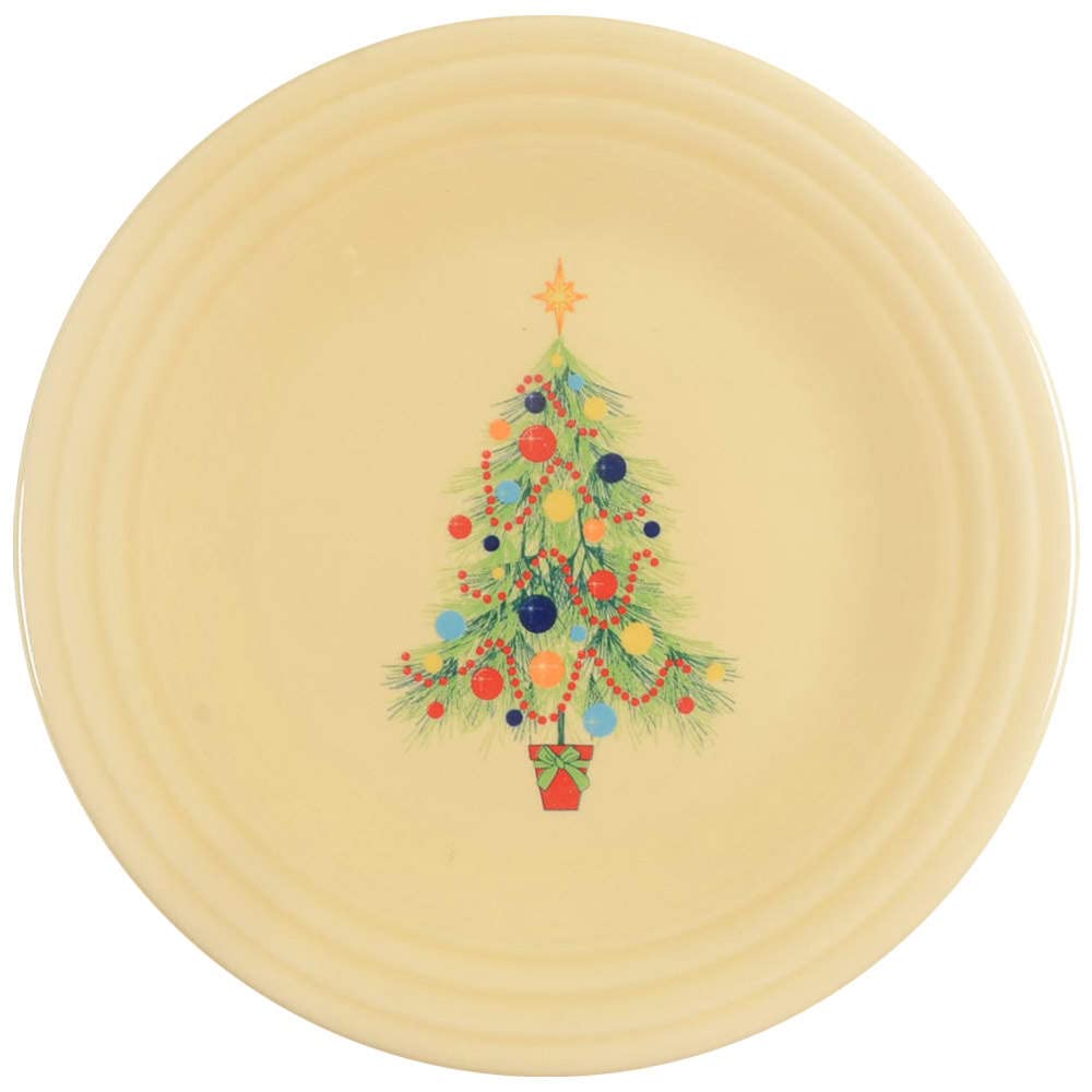 Amazon.com | Fiesta 9-Inch Luncheon Plate, Christmas Tree