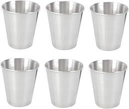 Mikinona 6 Pçs Copo De Vinho De Aço Inoxidável Copo De Vinho De Viagem Caneca De Café De Aço Copos De Vinho Ao Ar Livre Caneca De Café De Viagem Copo De Água Ao Ar Livre Copo Inquebrável