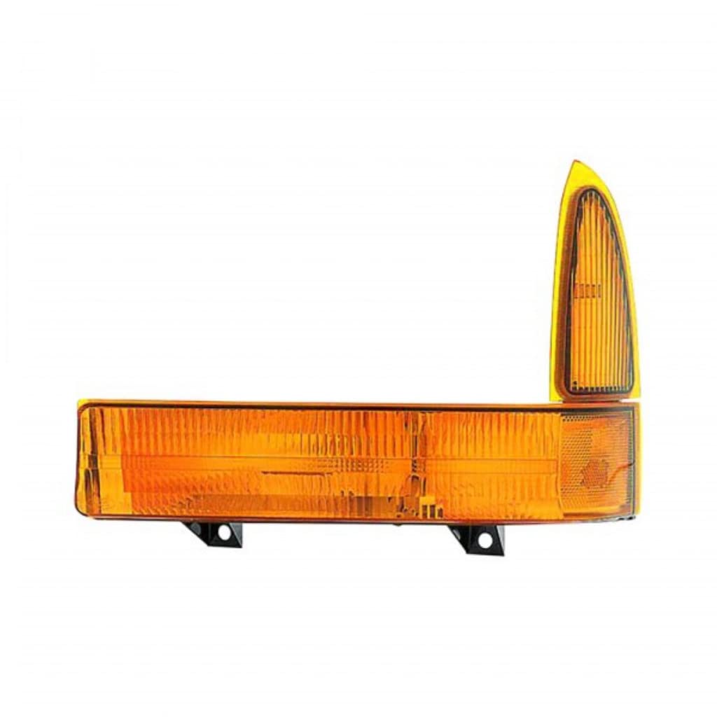 For Ford F-250/F-350 Super Duty 1999 2000 2001 Signal Light Driver and Passenger Side | Pair | Amber | FO2520141, FO2521141 | XC3Z13201BA, XC3Z13200BA