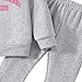 Nivne Tco Toddler Girl Clothes - Letter Print Sweatshirt & Flare Pants -Toddler Girl Fall Outfits (3 Years)