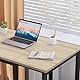 WOHOMO Kleiner Schreibtisch, 100cm Holz Bürotisch Schreibtisch mit Stauraum Computertisch PC für Home Office, Beige