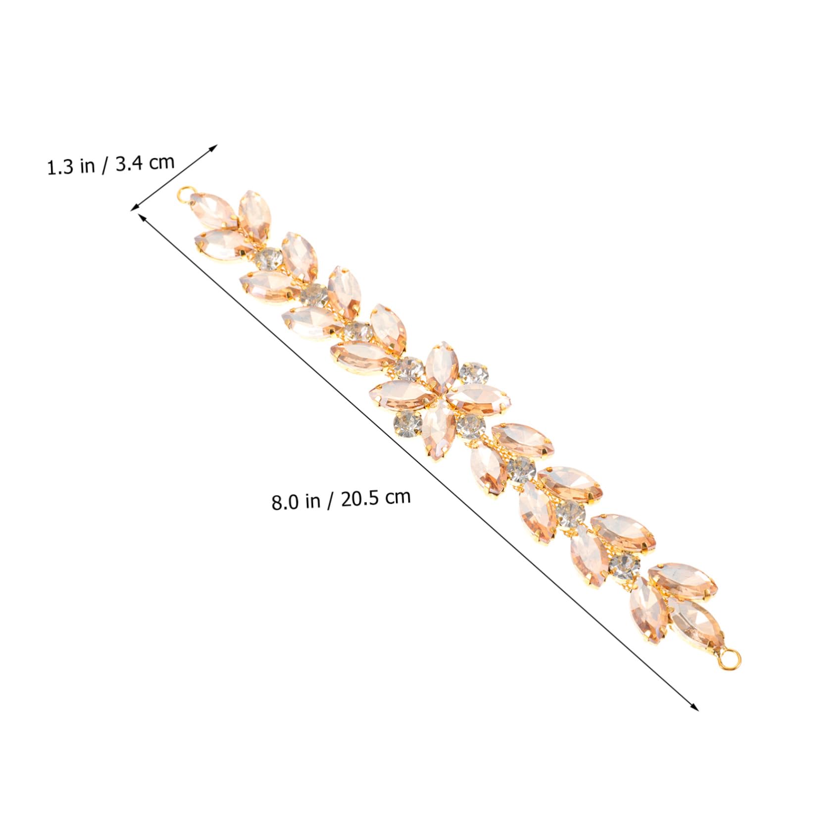 5stücke Shiny Glass Rhinestone Applique Für Hochzeitskleid Brautschärpe Und Deko Glitzernde Applikation Für Kleider Taschen Und Haarschmuck Elegant Und Langlebig Für