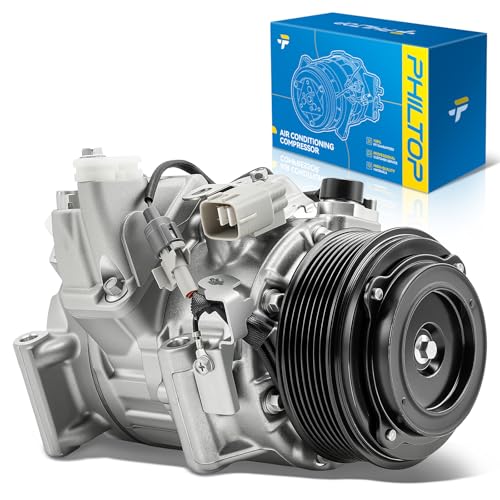 Image of PHILTOP C2177 NEW AC Compressor w /Clutch for Highlander 2008-2010 3.5L | Brand-new A /C Compressor, Replaces# 8832048160 883204816084 111158323 158323 140759NIP CO11294C 8832048150 4711615 2022067AM