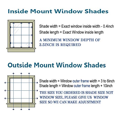 image for LETAU Wood Window Shades Blinds, Bamboo Light Filtering Custom Roman