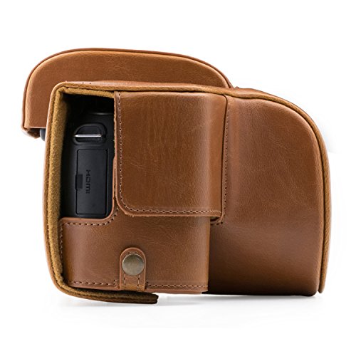 Funda de Cuero MegaGear para Panasonic Lumix DC-FZ80 y FZ82 miniatura 5