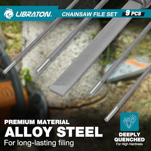 LIBRATON Chainsaw File Complete Set