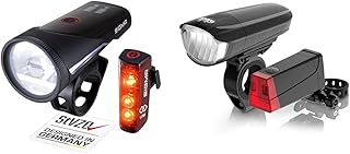 SIGMA Sport - Aura 100 / Blaze Link Set | Bicycle Light Front and Rear & DANSI Bicycle Light Set StVZO I LED Bicycle Light I Wheel Light Bright Front + Rear