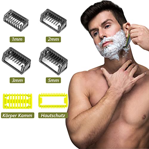 8Pcs Guide Combs Fits for Philip OneBlade Shaver Body Hair Guards QP2510 QP2520 QP2521 QP2522 QP2523 QP2530 QP2531 QP2620 QP2630 QP6505 QP6510 QP6520 QP6620 - Image 3