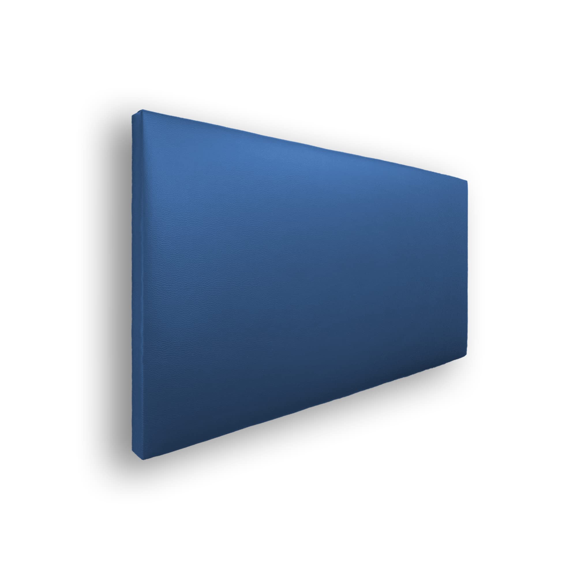 Silcar Home - Cabecero Jep Tapizado en Polipiel - Estructura de Madera, Diseño Moderno y Juvenil - Fácil Instalación - Azul, 90 cm