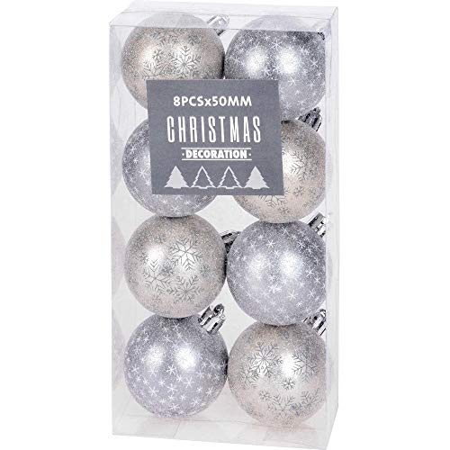 Home @ Styling Collection - Bolas de Navidad (8 Unidades, diámetro de 5 cm)