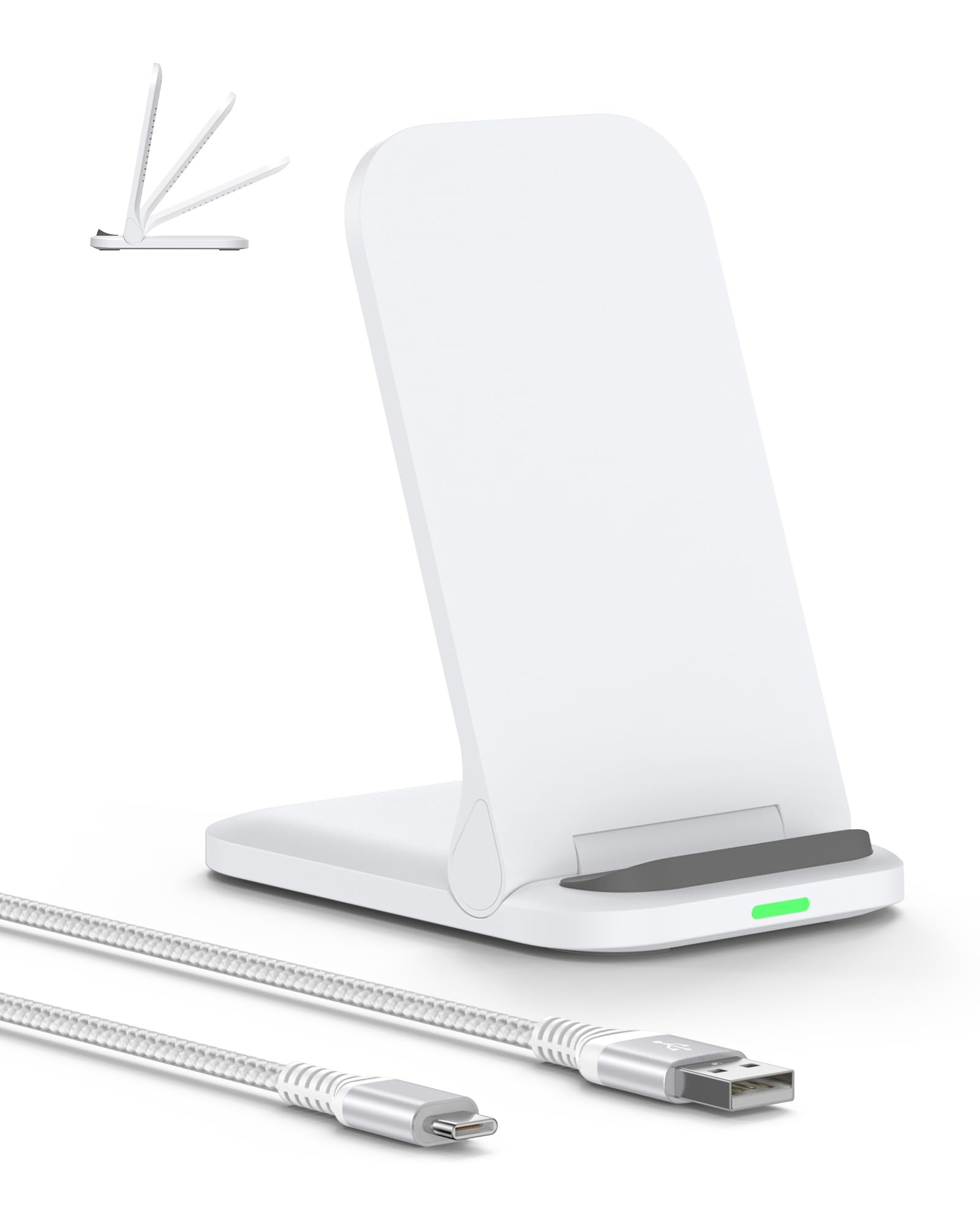 WQE Q-bit white 携帯タイプ　リラクゼーショングッズ Amazon.com: Pixel 10 9a 9 Pro Wireless Charger 15W Android