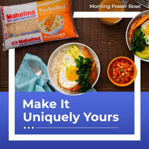 Image of Mahatma Extra Long Grain Enriched Parboiled Rice /Gold Rice, Extra Long Grain Rice Bulk Bag, 32-Ounce Rice Bag
