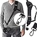 Ocim Camera Strap,Camera Sling Strap with Safety Tether, Adjustable and Comfortable Neck/Shoulder Belt for DSLR/SLR Camera (Compatible With Nikon, Canon, Sony) Universal Belt Women/Men