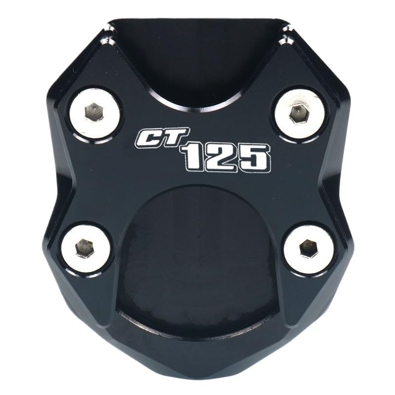 Plaque support moto CT125 solution béquille enfoncée dans le bitume - 6