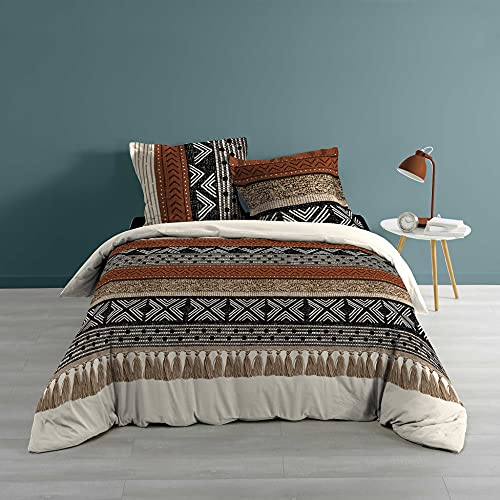 Douceur d'Intérieur, Parure 3 Pieces 240 X 220 cm Icarus, 100% Coton