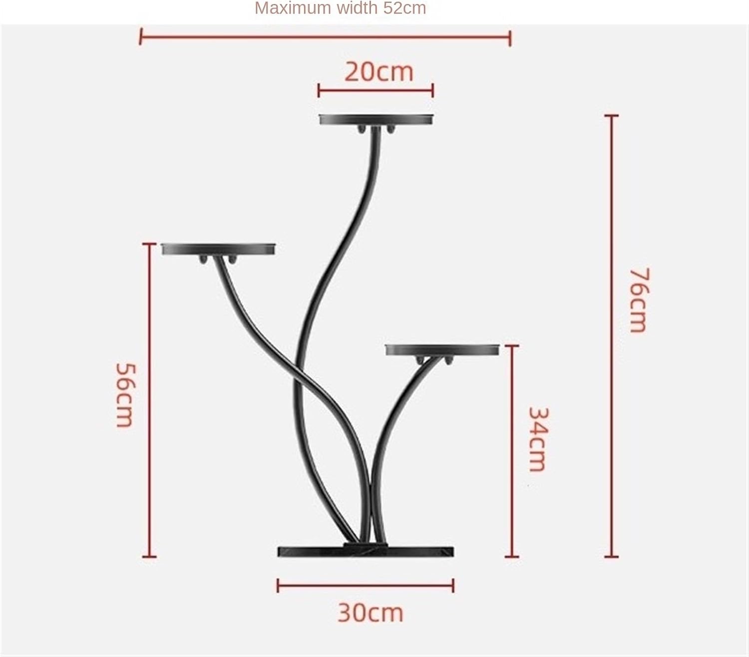 フラワースタンドプランタースタンド観葉植物 台 金属屋内背の高い植物スタンドヘビーデューティ植物ホルダーフラワー棚用ホームバルコニー