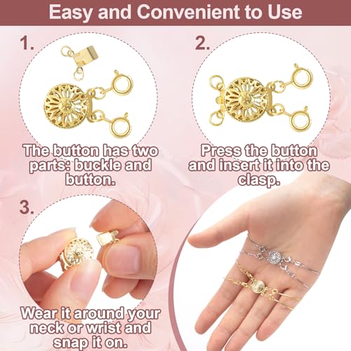 Joez Wonderful ZJ9332 2 Pcs Necklace Layering Clasps thumb #2
