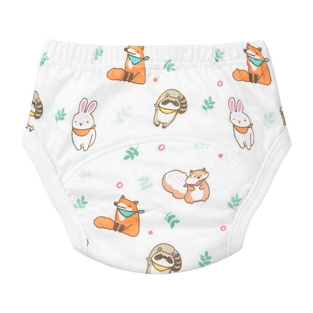 Hopop Padded Underwear for Babies & Toddlers | Potty Training Pants for Diaper-Free Time | 3-Layer Cotton Padding | Reusable Training Underwear | Pack of 2 (L(2-3 Years) Assorted-image-39