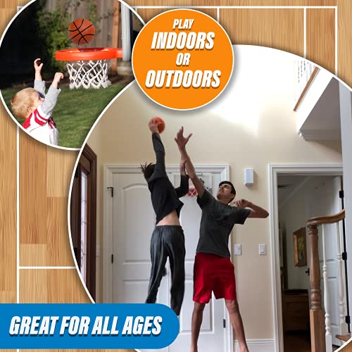 5" Rubber Premium Small Basketball - 2 Pack | Perfect For Mini Basketball Hoop Or Kids Basketball | Outdoor Play And Indoor Basketball | Realistic Bounce And Durable Construction #TOP5