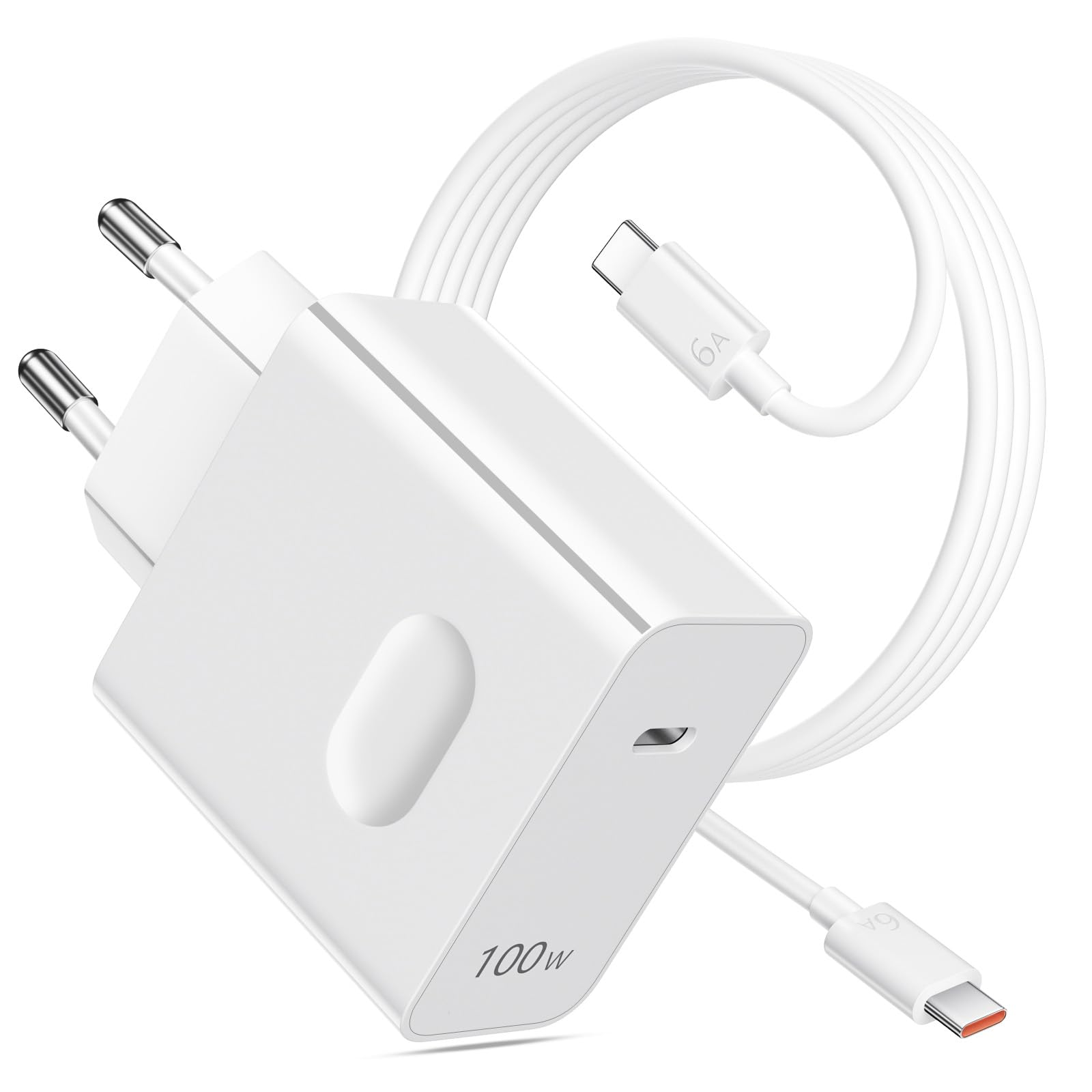 ACOCOBUY Caricabatterie rapido 100W e Cavo USB C a C 1 m per Honor 600 400 | Caricabatterie rapido USB-C PD ricarica rapida per Honor Magic 8 7 6 5 Lite V6 V5 V3 X5c X6b X6c X7e X8d X9d Pad 10 9 X9a X8a