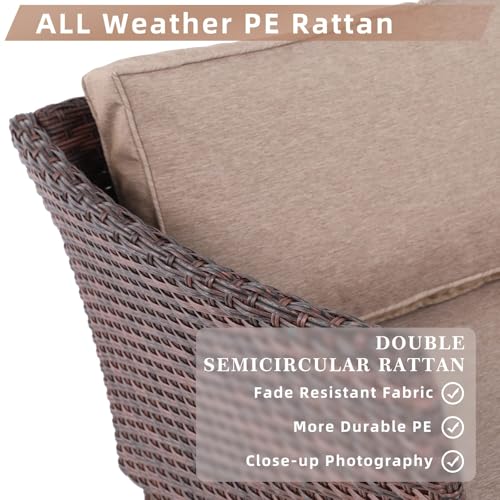 UDPATIO-7-Pieces-Outdoor-Patio-Furniture-Set-PE-Rattan-Wicker-Sofa-Set-Outdoor-Sectional-Couch-Patio-Conversation-Set-with-Washable-Olefin-Cushions-and-Coffee-Table-Brown UDPATIO 7 Pieces Outdoor Patio Furniture Set PE Rattan Wicker Sofa Set Outdoor Sectional Couch Patio Conversation Set with Washable Olefin Cushions and Coffee Table Brown