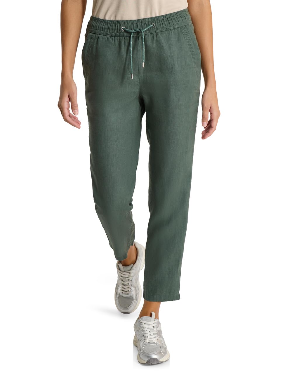 Cecil 3818105 - Pantalones de Lino de Pierna Delgada Mujer