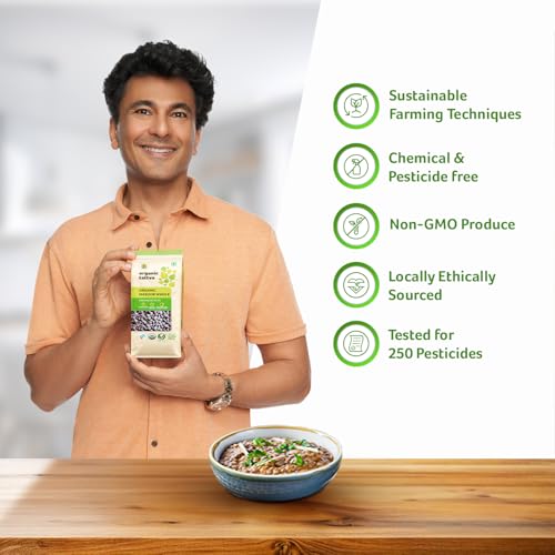 Image of Organic Tattva Masoor Dal 500gms | Organic Black Masoor Dal Whole /Sabut | Unpolished Rich in Protein & Fiber | Gluten Free | Healthy Pulses for Everyday Cooking