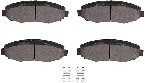 Ceramic Pads Kits, D1102 SCITOO 4pcs Front Brakes Pads Set Fit For Acura TL 2009-2014,For Honda Ridgeline 2006-2011