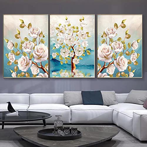Toile peinture moderne salon 60x80 pour habiller un mur vide avec élégance