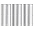 Htanch SF6123 (3-Pack) 16 15/16" Stainless Steel Cooking Grid Grates for Charbroil 463343015, 463344116,463320109, 463320110,463470109,463247004,463250509 for Kenmore, Thermos, Broil King Signet 50