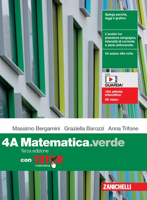  Matematica.verde. Con Tutor. Per le Scuole superiori. Con e-book. Con espansione online (Vol. 4A-4B)