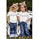 Big Sister Shirt Baby Ankündigung für Mädchen Tshirt mit Big Sis Stickerei Kleinkind Befördert Zu Große Schwester T-Shirt Sommer Kurzarm Shirts Süßes Bestickt Baumwolle Top(Weiß,18-24Monate)
