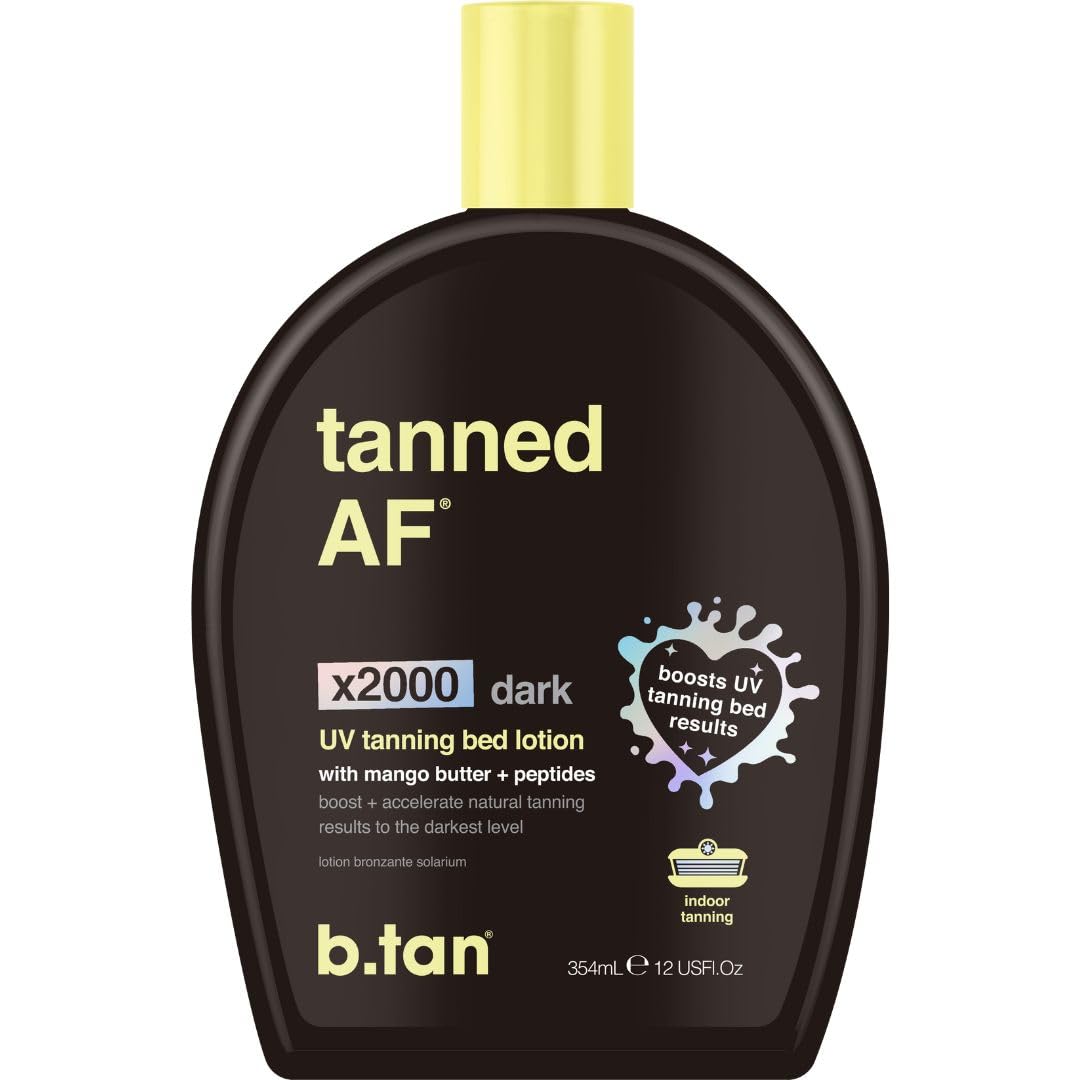 b.tan UV Tanning Bed Lotion | Darkest Tanning Lotion - Tinted
