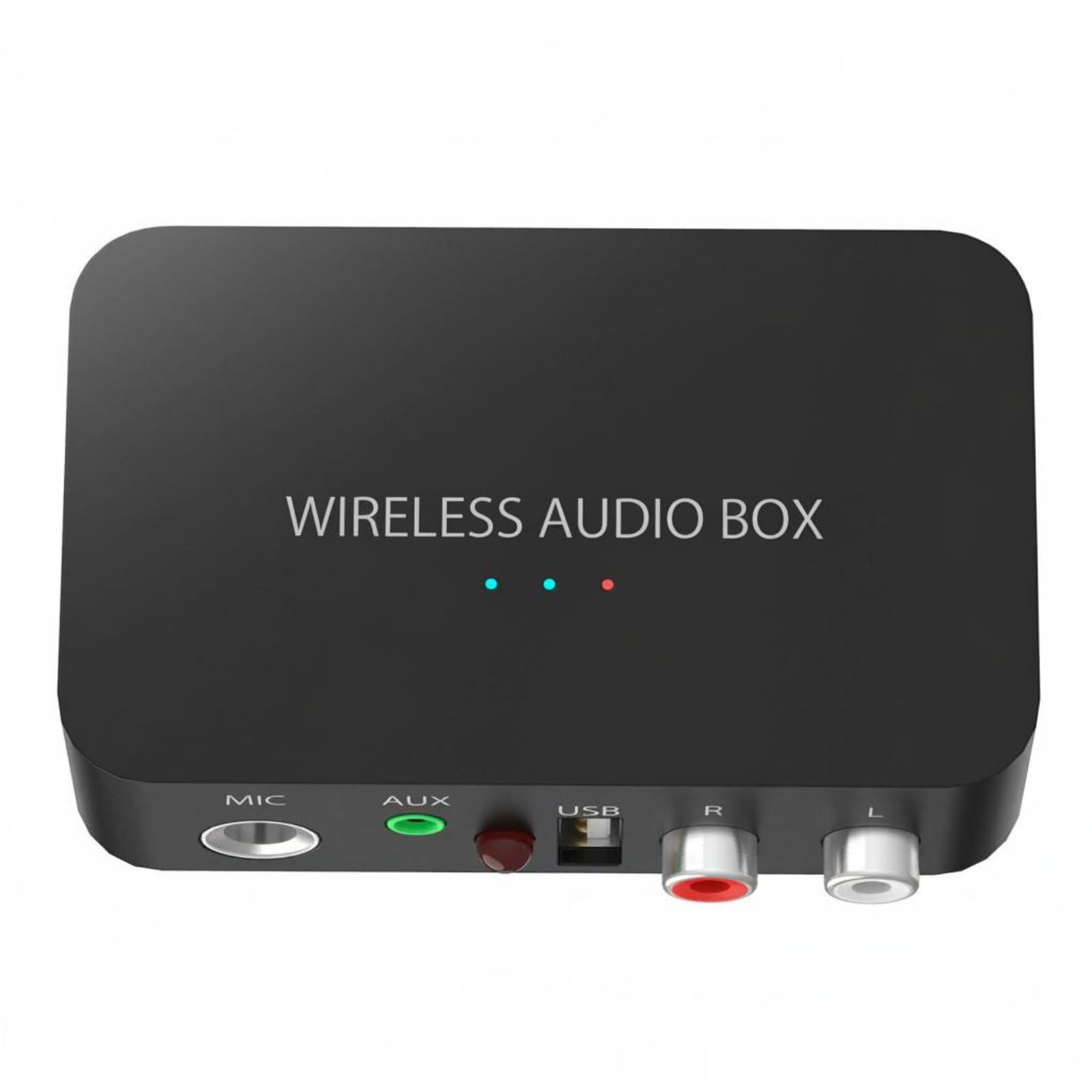 Mic Input Wireless Audio Receiver Reverb Effect Bluetooth Audio Receiver Low Latency Bluetooth to RCA Adapter Automatic Reconnection for Karaoke, Speaker Connection, Black-image-31