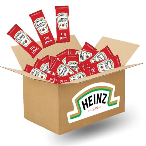 HEINZ | 100 sticks de sauce KETCHUP | doses individuelles 10 ml