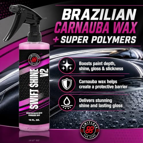 Limitless Car Care Swift Shine V2 Detallador Rápido 16oz miniatura 4