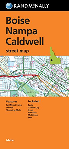Rand McNally Folded Map: Boise, Nampa and Caldwell Street Map (Rand Mcnally Street Map)
