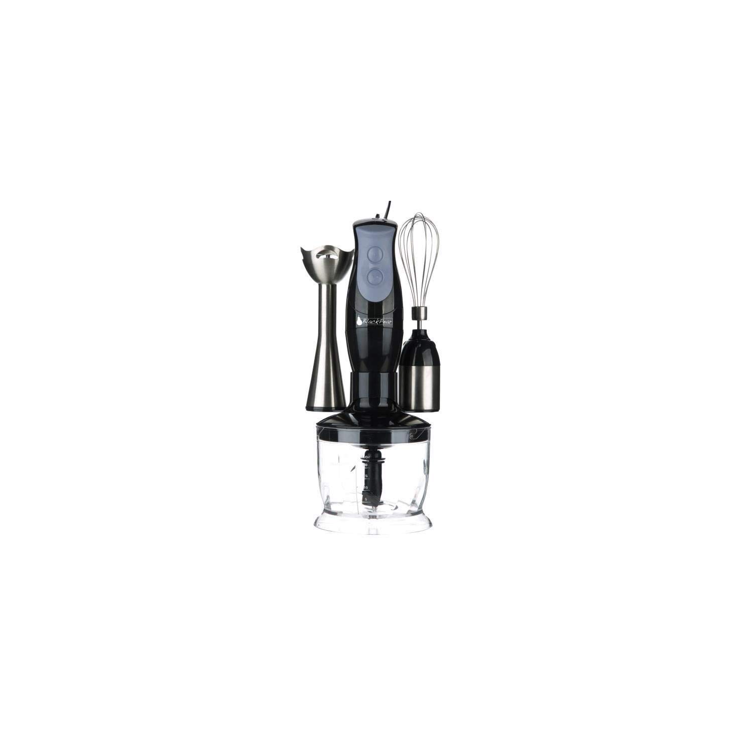 blackpear BMS 210 frullatore 3 in 1 piede acciaio inox 200 W
