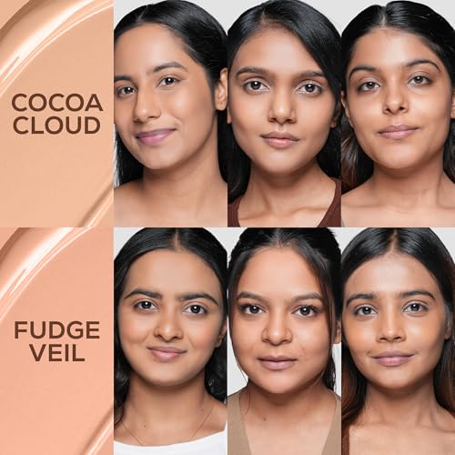 Image of RENEE Bollywood Filter Blurring Liquid Foundation - Biscoff Blur | Full Coverage, Matte Finish | Blurs Pores & Blemishes | Hydrates & Evens Skin Tone | with Niacinamide & Hyaluronic Acid | 30ml