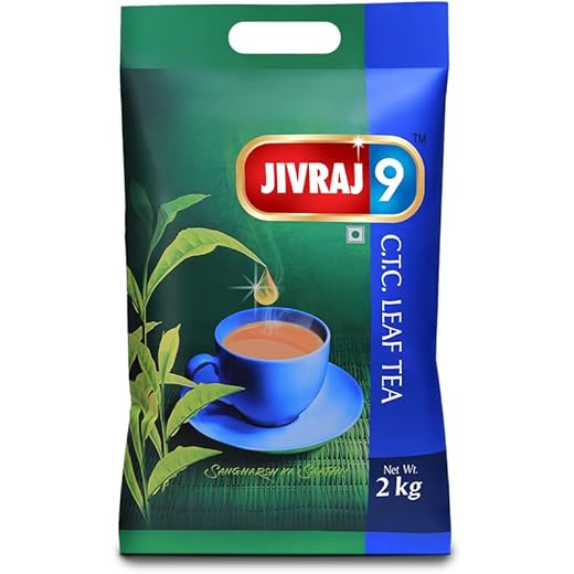 Jivraj 9 CTC Tea Leaf Premium Assam Tea Leaves Crush Tear Cu
