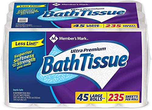 Member's Mark Ultra Premium Bath Tissue, 2 ply (235 sheets, 45 rolls)