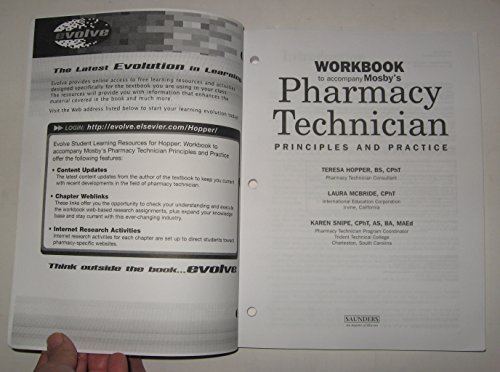 Workbook to Accompany Mosby's Pharmacy Technici... 0721694373 Book Cover