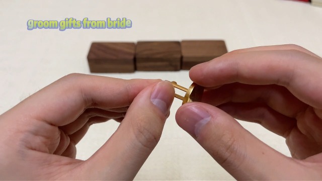 Gemelos personalizados con monograma para hombre miniatura 7