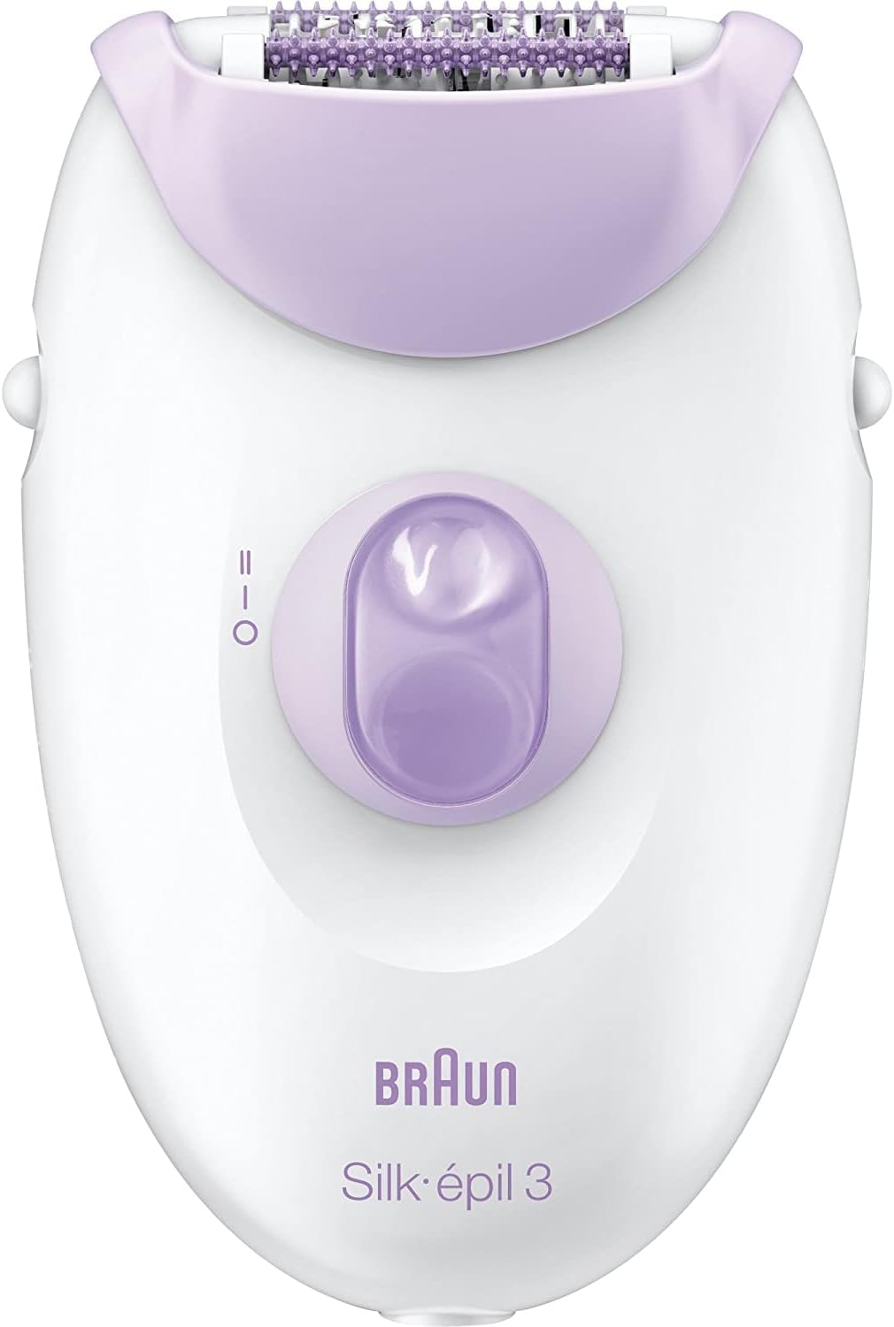Braun Silk-épil 3 Women's Epilator, Electric Hair Removal, White/Purple (Packaging May Vary)