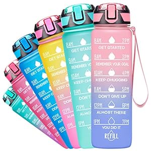 Fidus-32oz-Leakproof-Tritran-BPA-Free-Water-Bottle-with-Motivational-Time-Marker-to-Ensure-You-Drink-Enough-Water-Daily-for-Fitness-Gym-and-Outdoor-Sports Fidus 32oz Motivational Water Bottles with Times to Drink & Straw,Leakproof BPA Free Bottle with Time Marker to Ensure You Drink Enough Water Daily for Fitness, Gym and Outdoor Sports