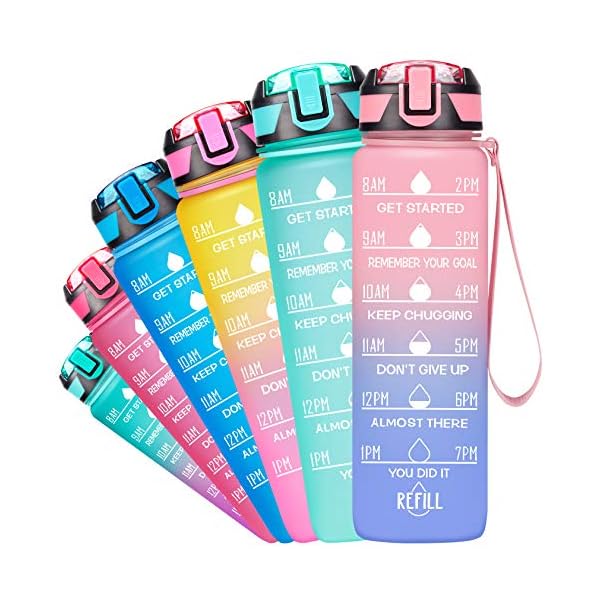 Fidus-32oz-Leakproof-Tritran-BPA-Free-Water-Bottle-with-Motivational-Time-Marker-to-Ensure-You-Drink-Enough-Water-Daily-for-Fitness-Gym-and-Outdoor-Sports Fidus 32oz Motivational Water Bottles with Times to Drink & Straw,Leakproof BPA Free Bottle with Time Marker to Ensure You Drink Enough Water Daily for Fitness, Gym and Outdoor Sports